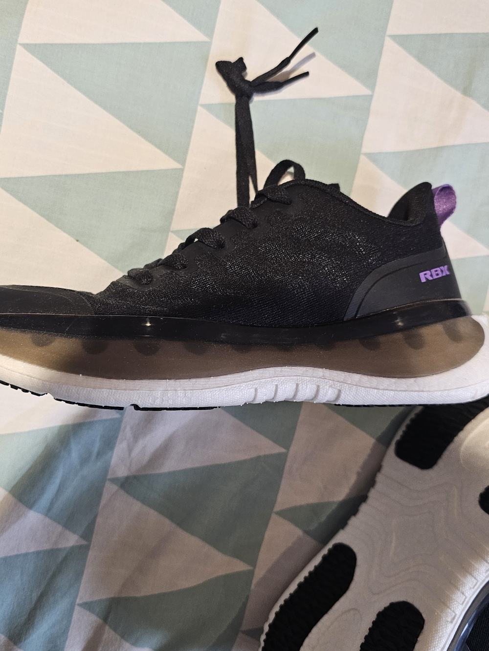 RBX Black & Purple Athletic Sneaker